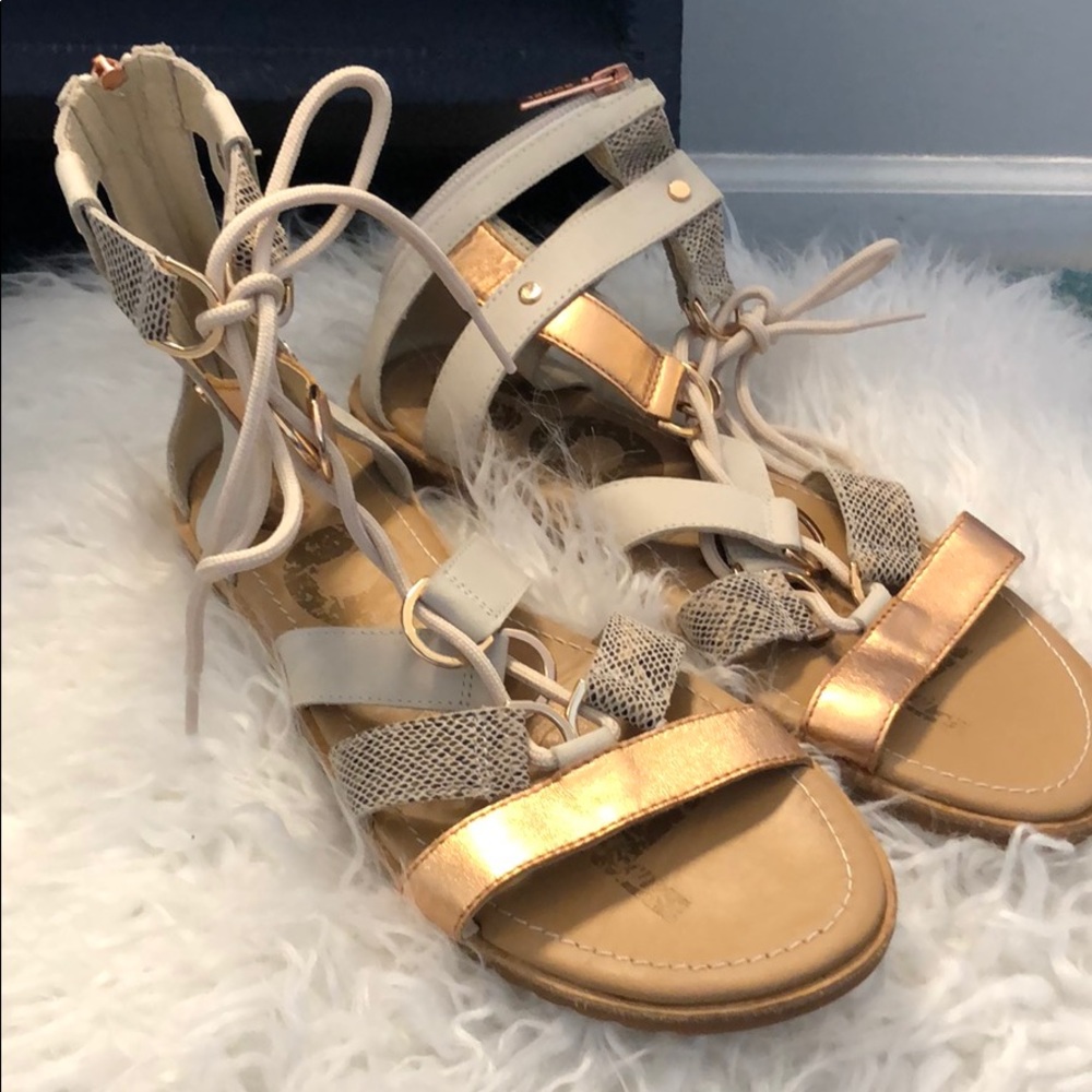 Gently used Sorel leather gladiator sandals
